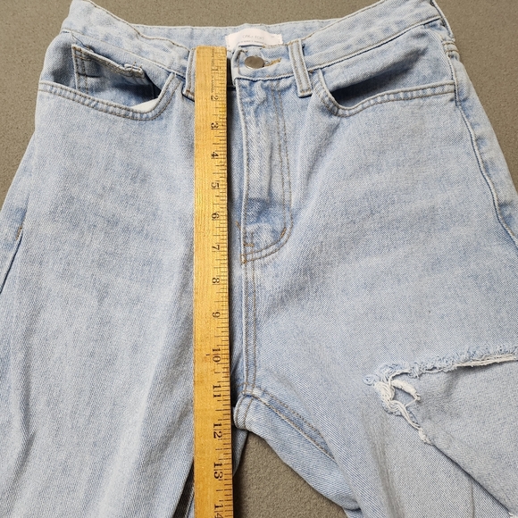 Frank & Oak Jeans Wide Leg Distressed - Picture 14 of 16